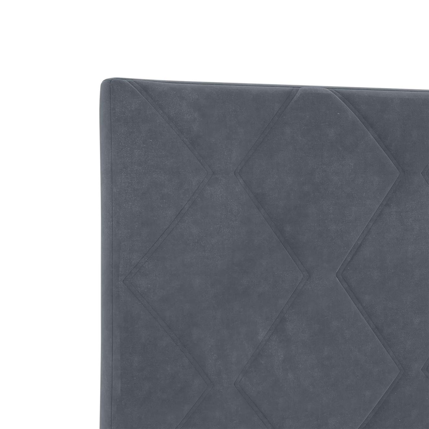 Letto box spring con materasso Grigio Scuro 140 x 190 cm | homemem39