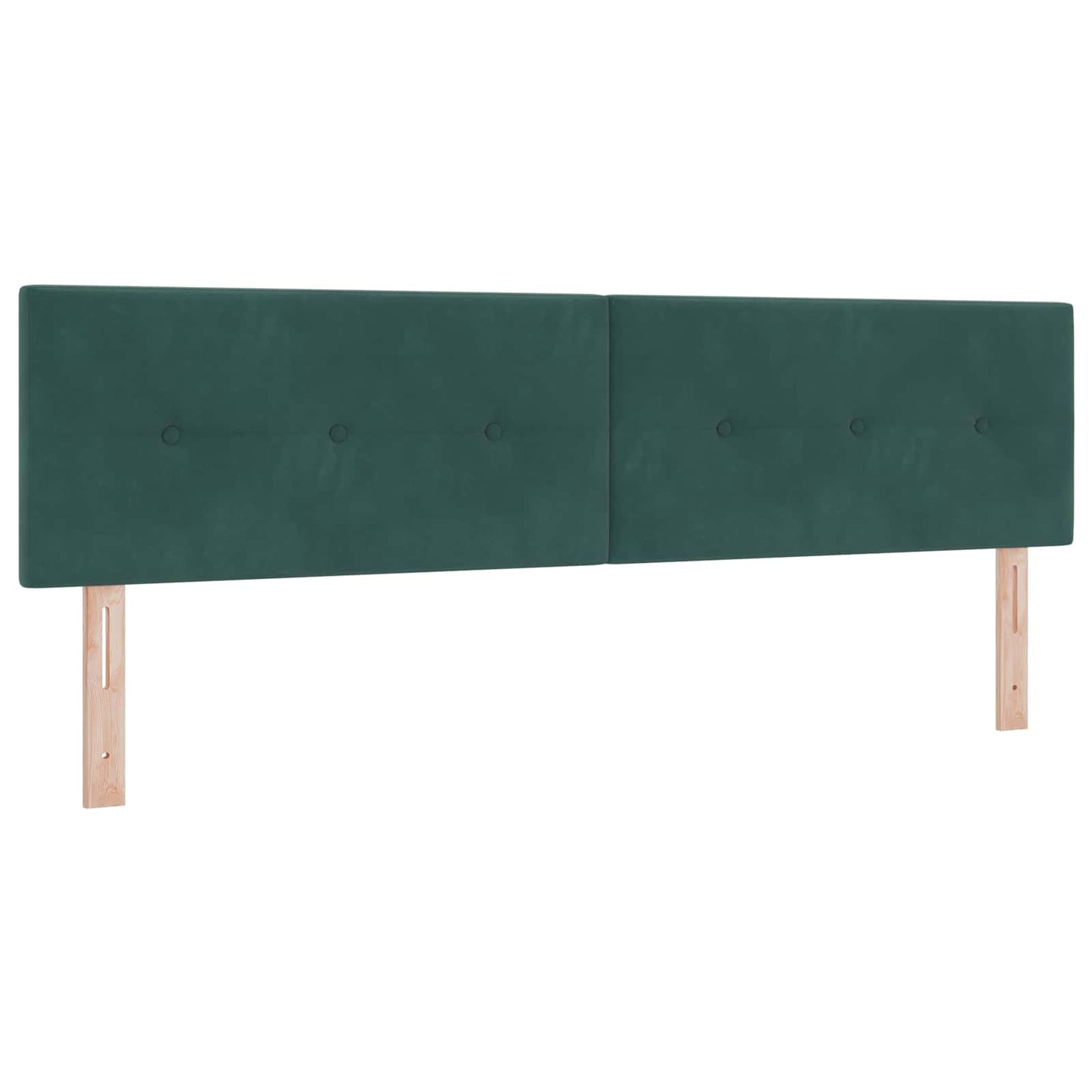 Letto box spring con materasso Verde Scuro 180 x 200 cm Velluto