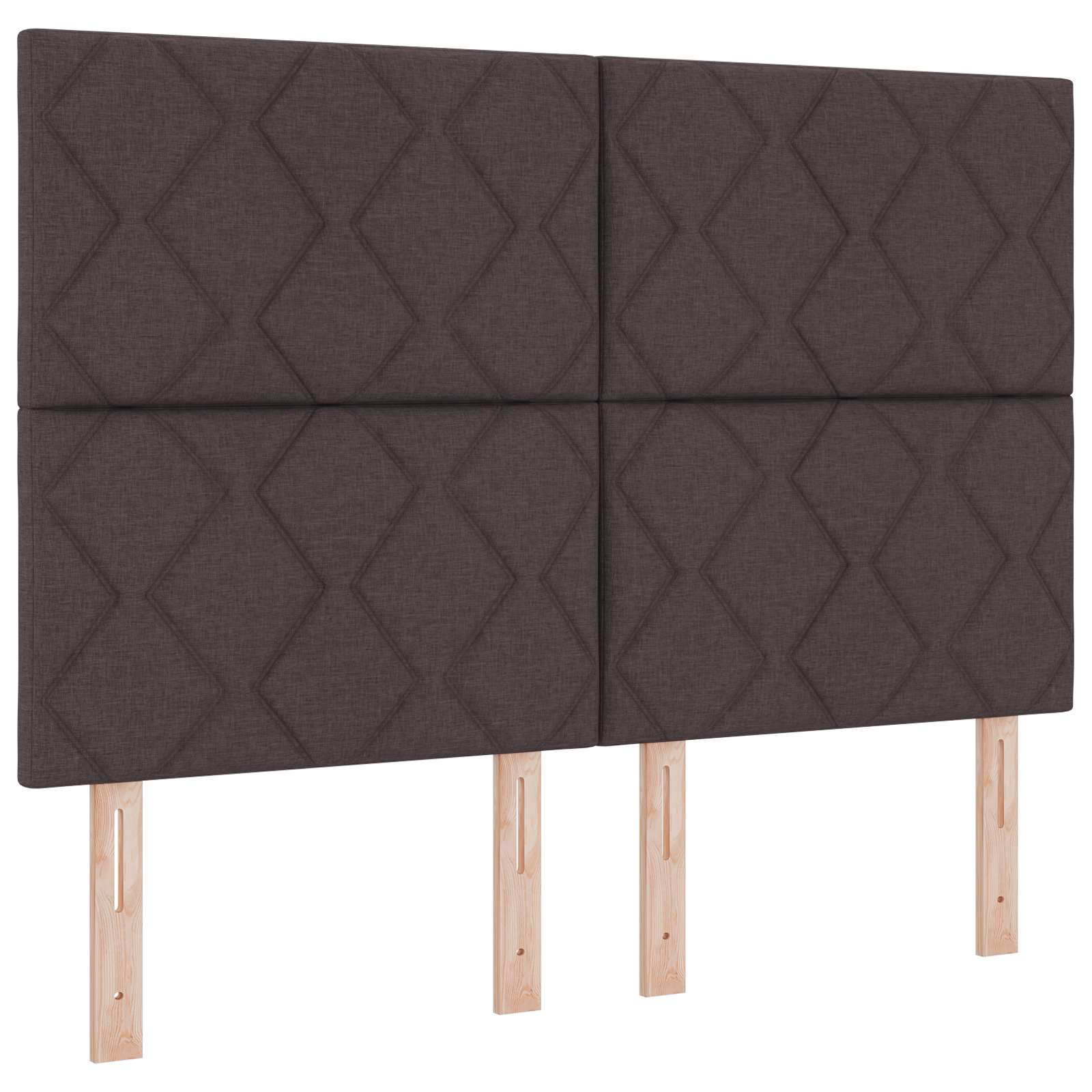 Letto box spring con materasso Marrone Scuro 140 x 200 cm | homemem39