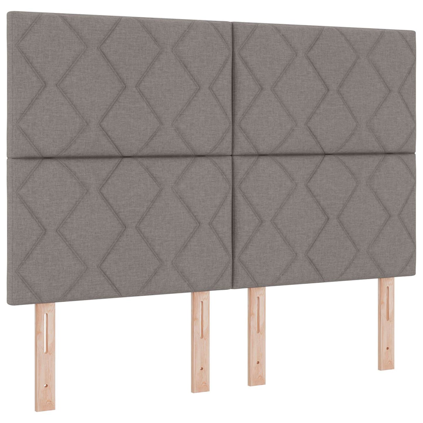 Letto box spring con materasso Tortora 140 x 200 cm Tessuto | homemem39