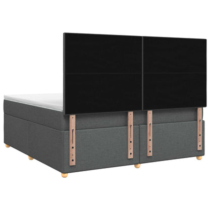 Letto box spring con materasso Grigio Scuro 180 x 200 cm | homemem39