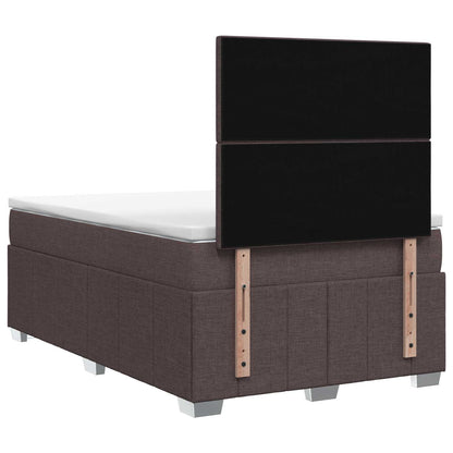Letto box spring con materasso Marrone Scuro 120 x 190 cm | homemem39