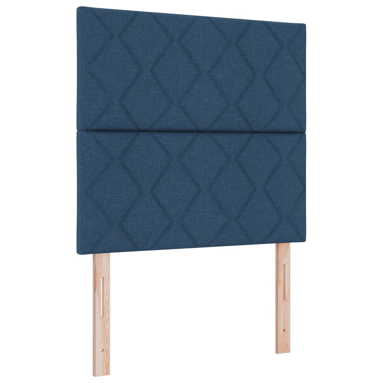 Letto box spring con materasso Blu 80 x 200 cm Tessuto | homemem39