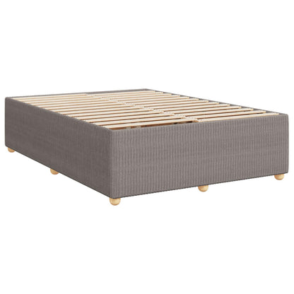 Letto box spring con materasso Tortora 160 x 200 cm Tessuto | homemem39
