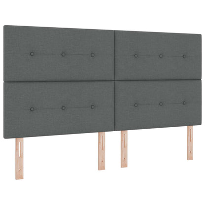Letto box spring con materasso Grigio Scuro 180 x 200 cm | homemem39