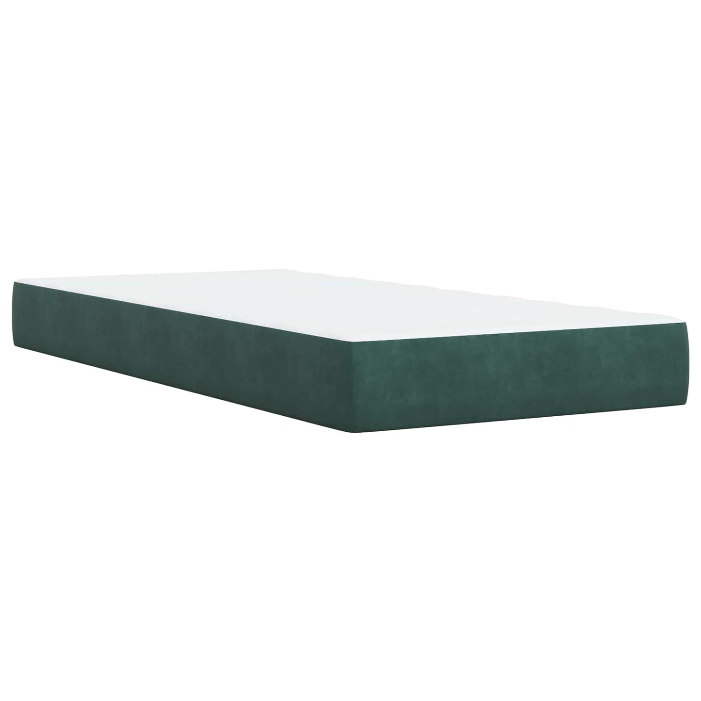 Letto box spring con materasso Verde Scuro 90 x 190 cm Velluto | homemem39