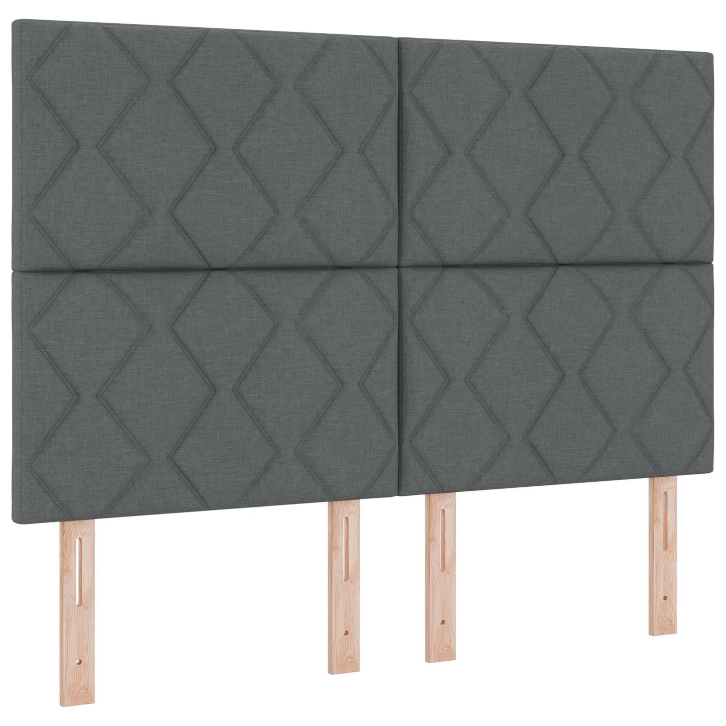 Letto box spring con materasso Grigio Scuro 140 x 200 cm | homemem39