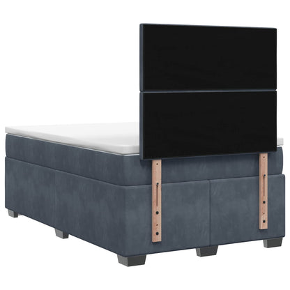 Letto box spring con materasso Grigio Scuro 120 x 190 cm | homemem39
