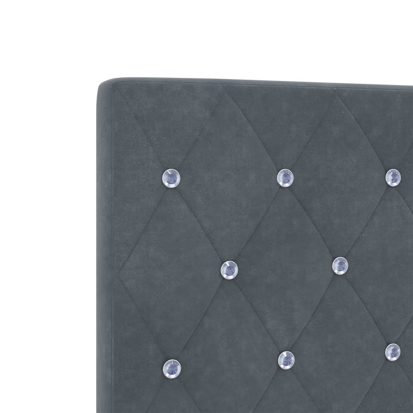 Letto box spring con materasso Grigio Scuro 160 x 200 cm | homemem39