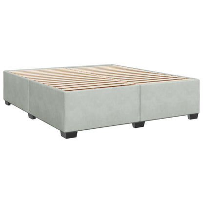 Letto box spring con materasso Grigio Chiaro 180 x 200 cm | homemem39