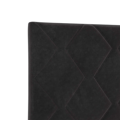 Letto box spring con materasso Nero 180 x 200 cm Velluto | homemem39