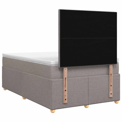 Letto box spring con materasso Tortora 120 x 200 cm Tessuto | homemem39
