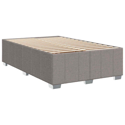 Letto Box Spring LED con Materasso Tortora 120 x 190 cm Tessuto | homemem39
