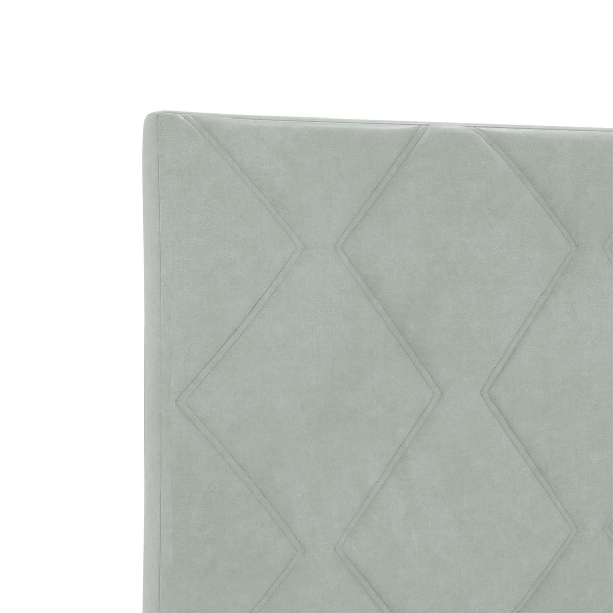 Letto Box Spring LED con Materasso Grigio Chiaro 90 x 190 cm | homemem39