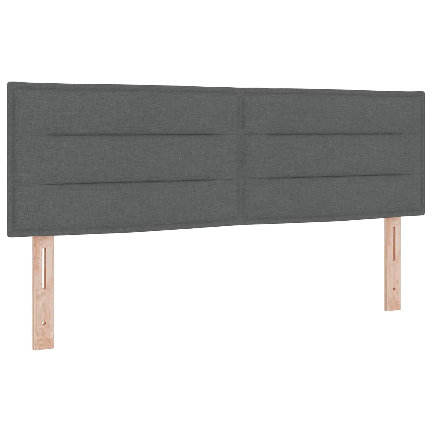Letto Ottomano con Materasso e LED Grigio Scuro 140 x 190 cm