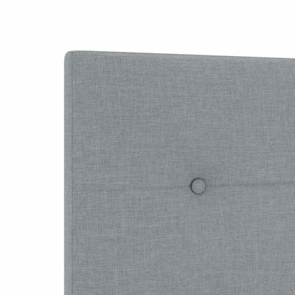 Letto Ottomano con Materasso e LED Grigio Chiaro 140 x 190 cm