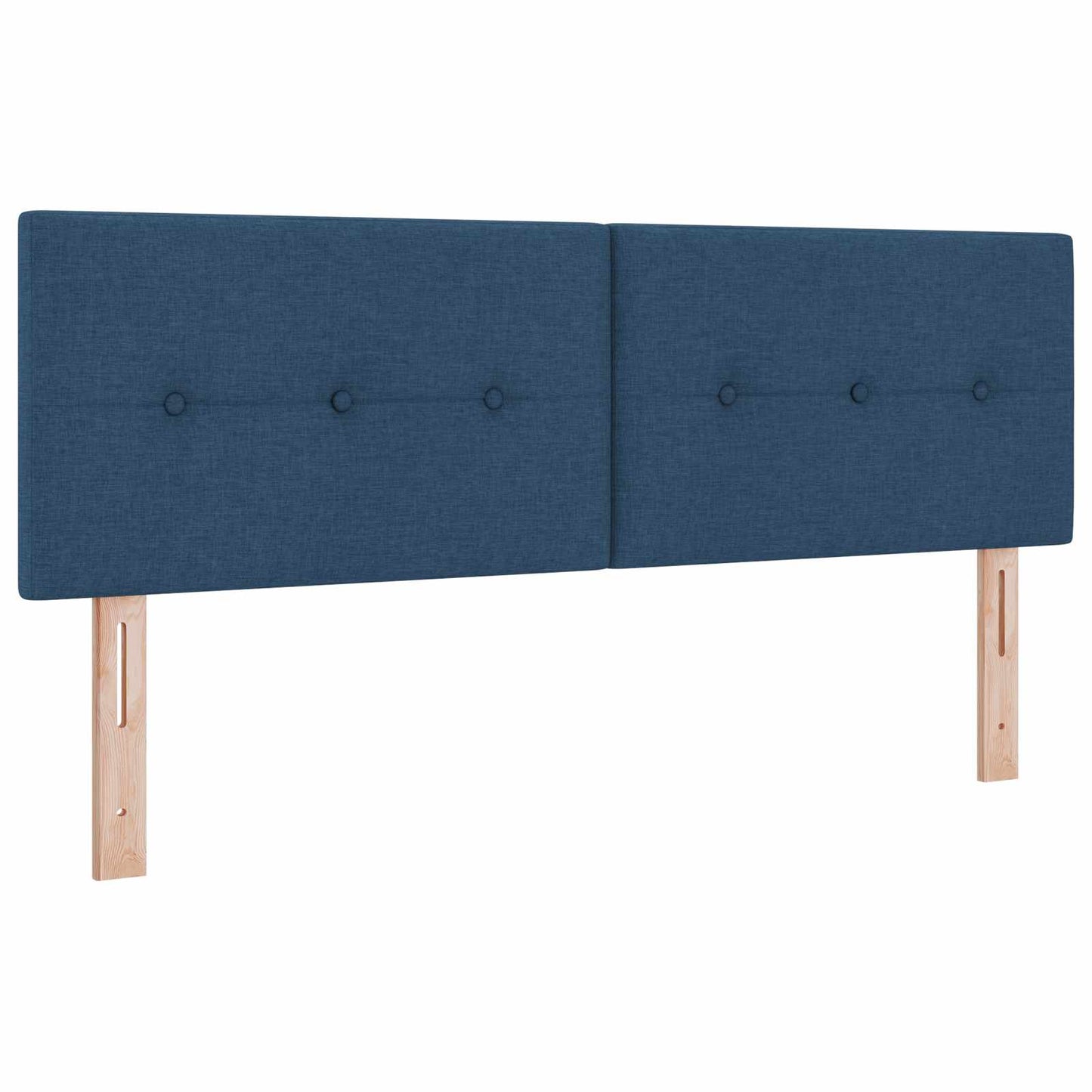 Letto Ottomano con Materasso e LED Blu 160 x 200 cm Tessuto
