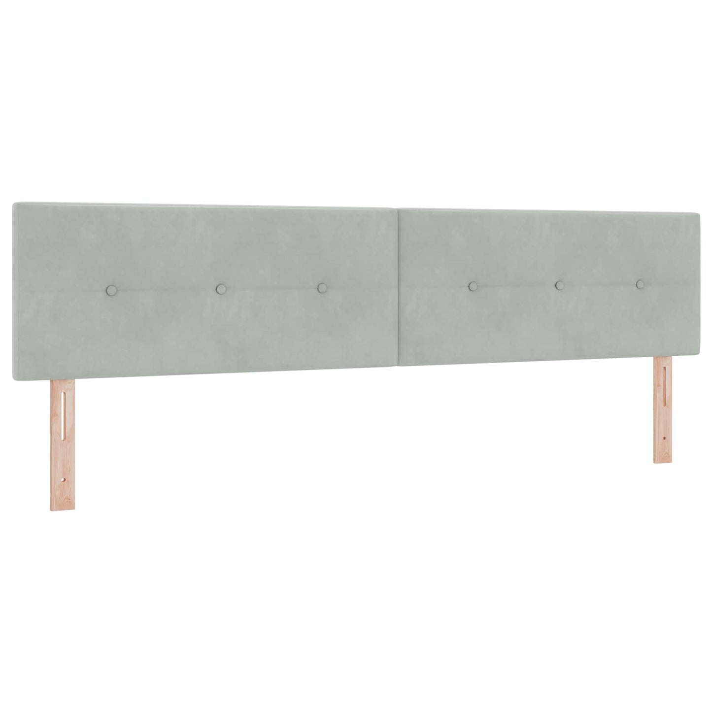 Letto Ottomano con Materasso e LED Grigio Chiaro 200 x 200 cm