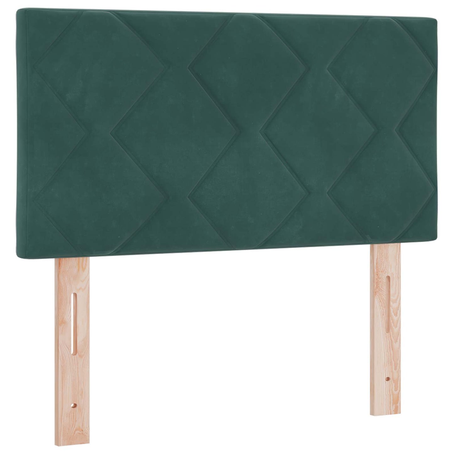 Letto Ottomano con Materasso e LED Verde Scuro 80 x 200 cm | homemem39