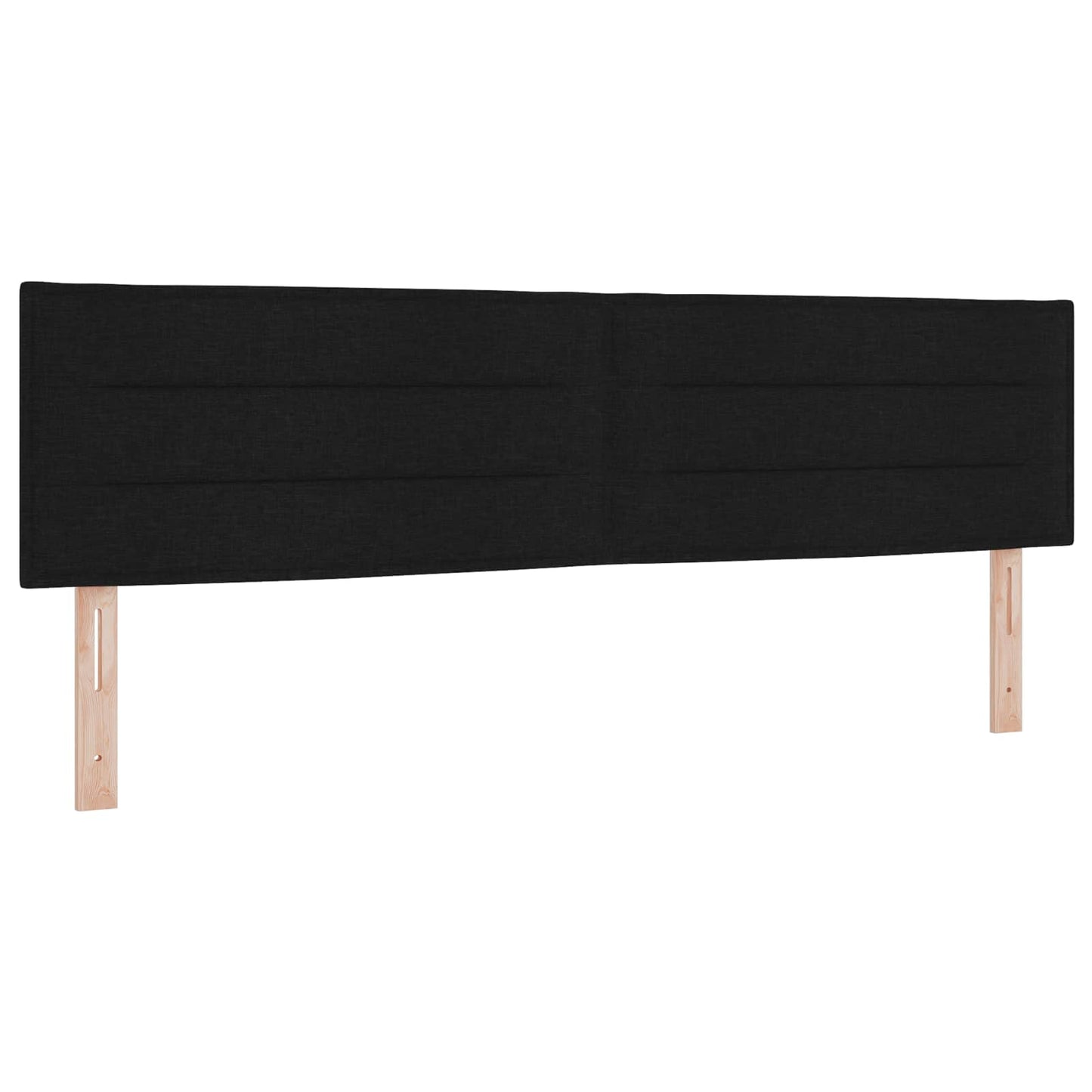 Letto Ottomano con Materasso e LED Nero 180 x 200 cm Tessuto