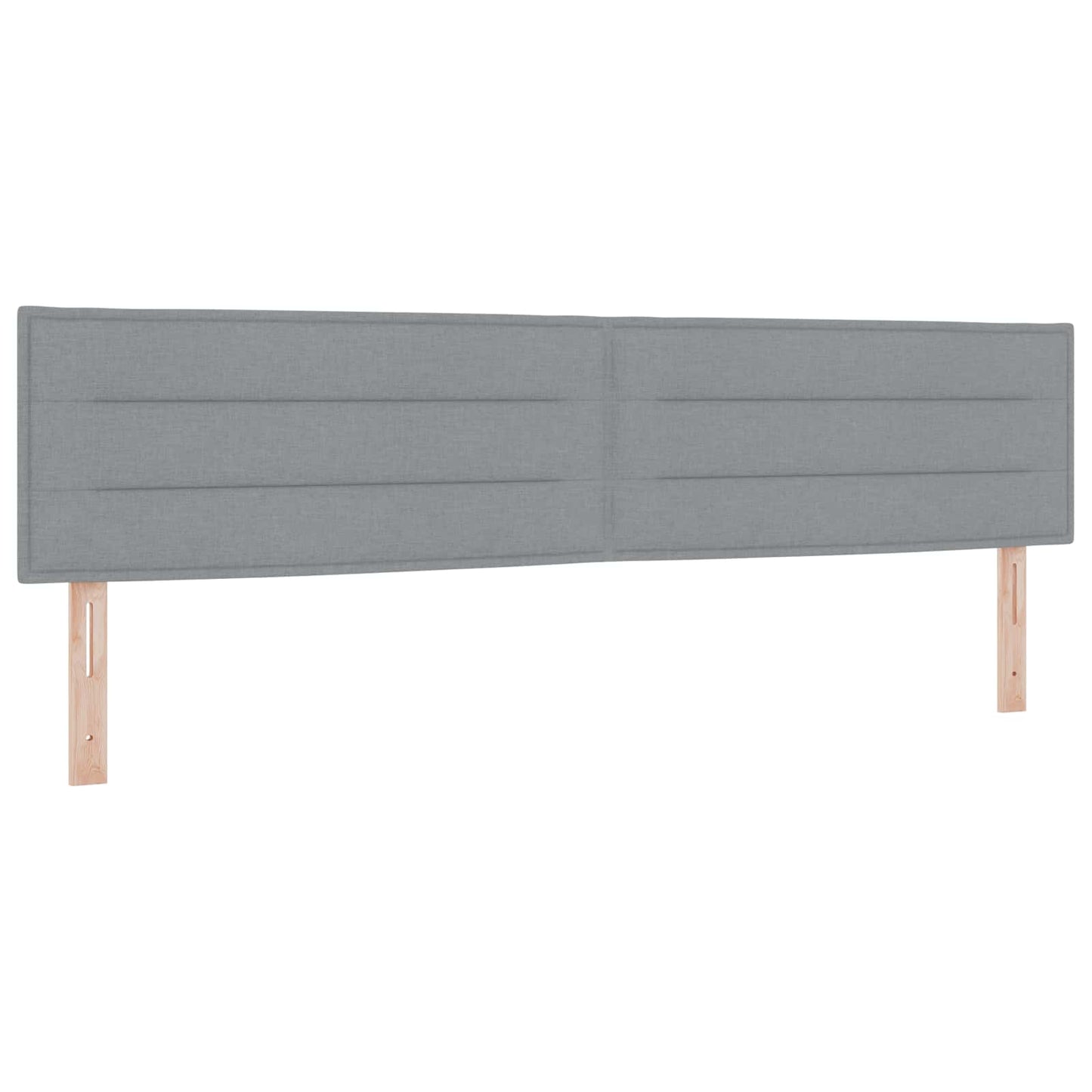 Letto Ottomano con Materasso e LED Grigio Chiaro 200 x 200 cm