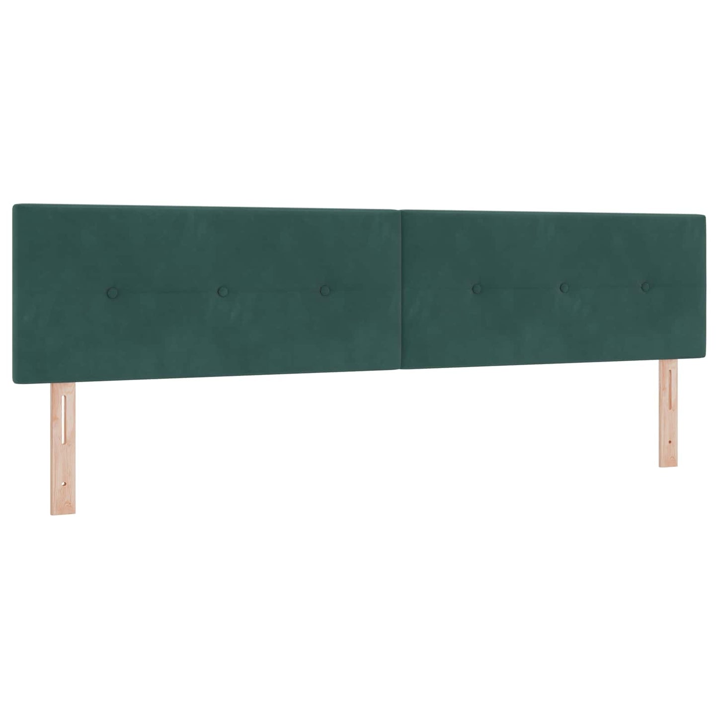 Letto Ottomano con Materasso e LED Verde Scuro 200 x 200 cm