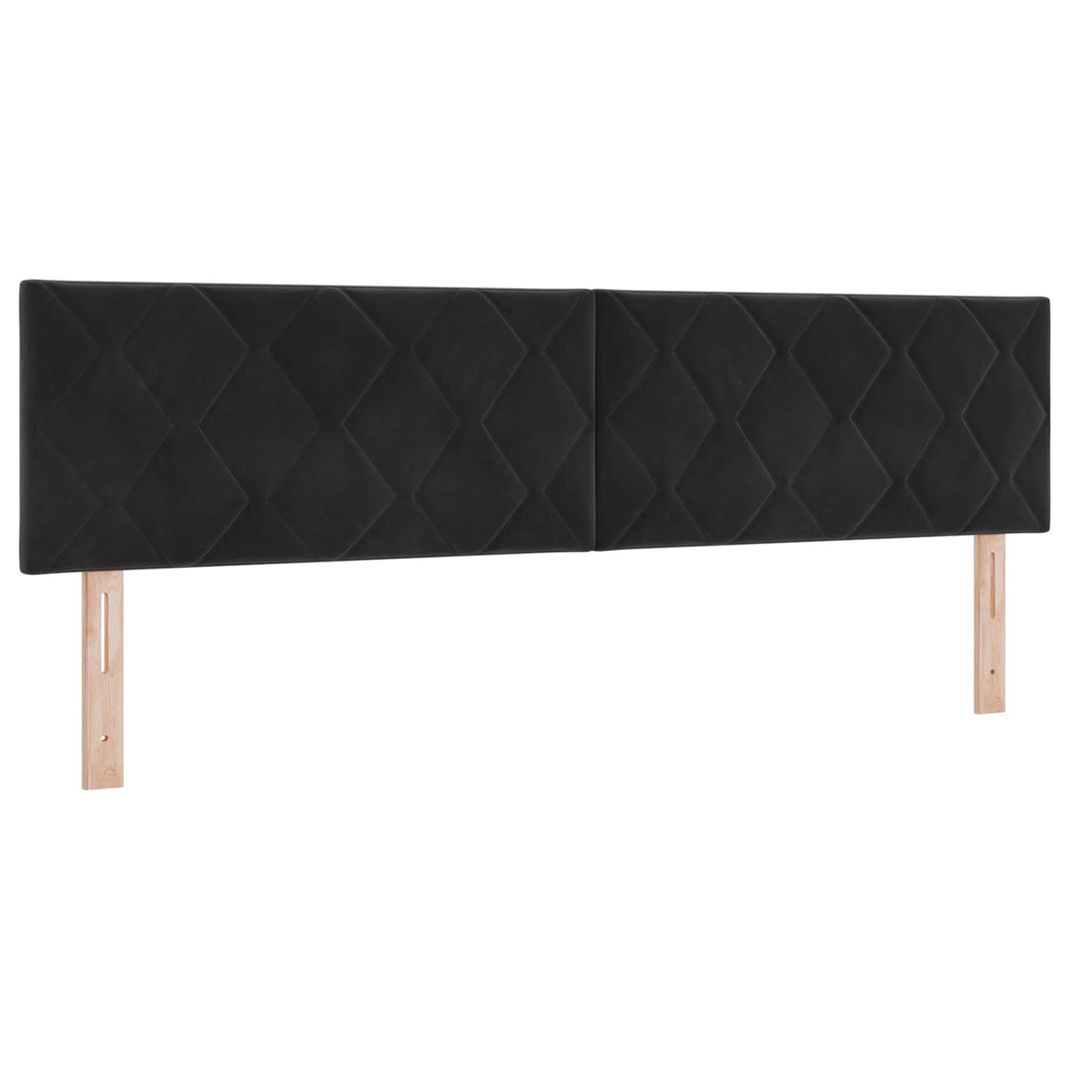 Letto Ottomano con Materasso e LED Nero 180 x 200 cm Velluto | homemem39