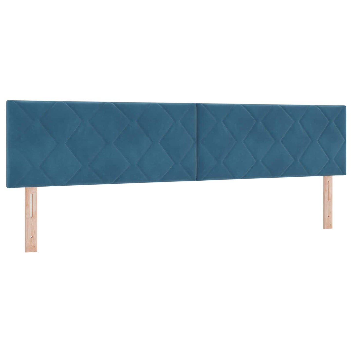 Letto Ottomano con Materasso e LED Blu scuro 200 x 200 cm