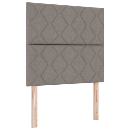 Letto ottomano con materasso Tortora 80 x 200 cm Tessuto | homemem39