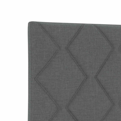 Letto ottomano con materasso Grigio Scuro 140 x 200 cm Tessuto | homemem39