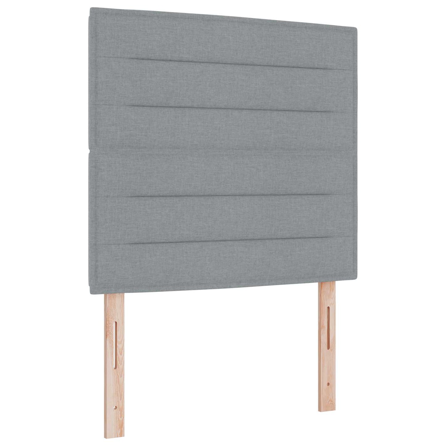 Letto Ottomano con Materasso e LED Grigio Chiaro 120 x 200 cm
