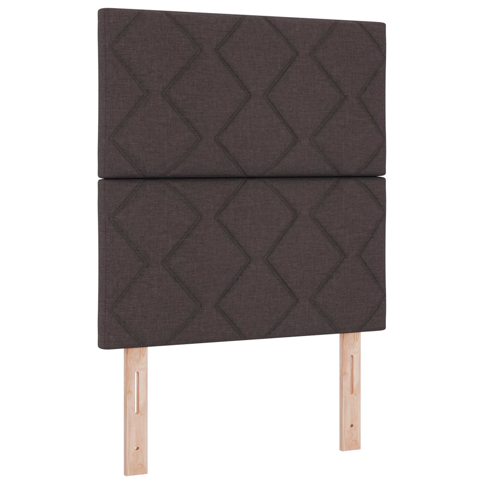 Letto Ottomano con Materasso e LED Marrone Scuro 80 x 200 cm | homemem39