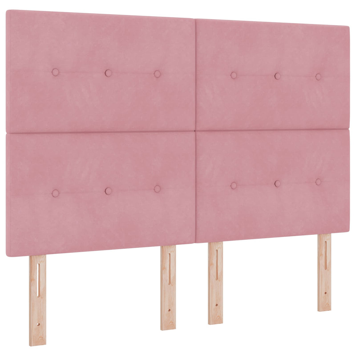 Letto Ottomano con Materasso e LED Rosa 140 x 200 cm Velluto | homemem39