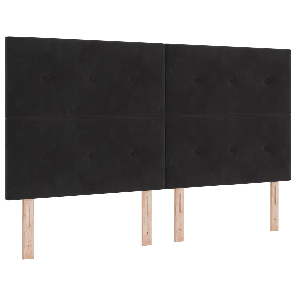 Letto Ottomano con Materasso e LED Nero 180 x 200 cm Velluto | homemem39