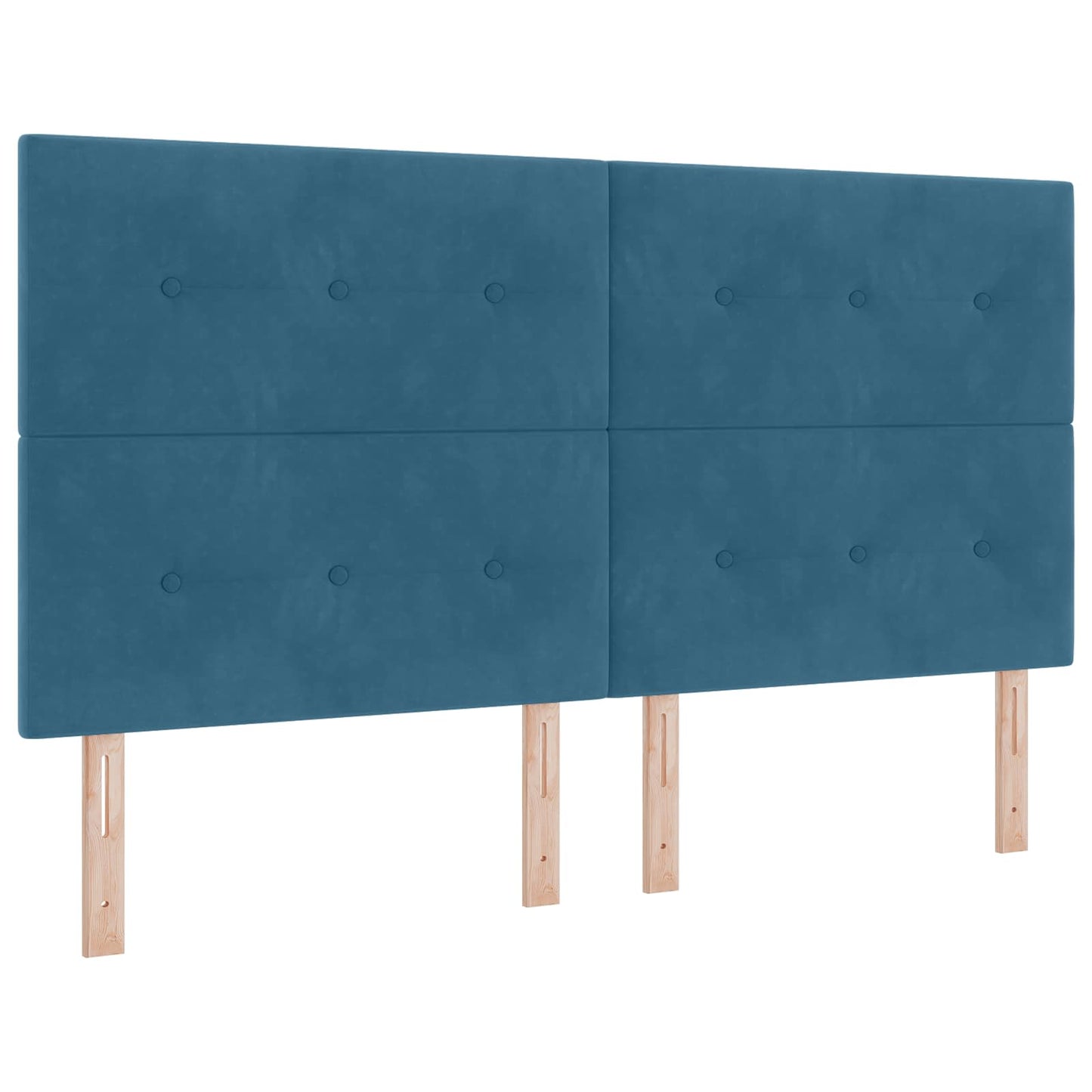 Letto Ottomano con Materasso e LED Blu scuro 180 x 200 cm