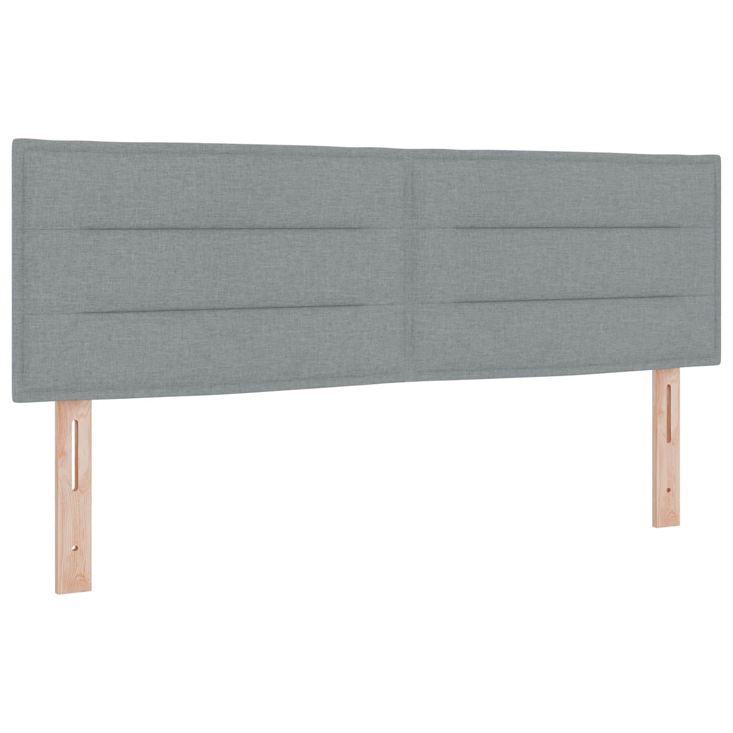 Letto con contenitore e materasso Grigio Chiaro 160 x 200 cm
