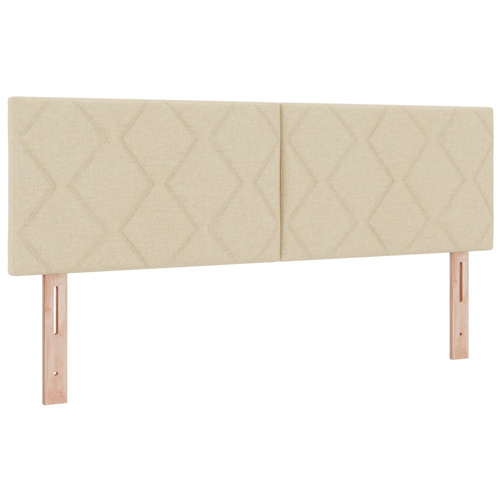 Letto con contenitore e materasso Crema 160 x 200 cm Velluto | homemem39
