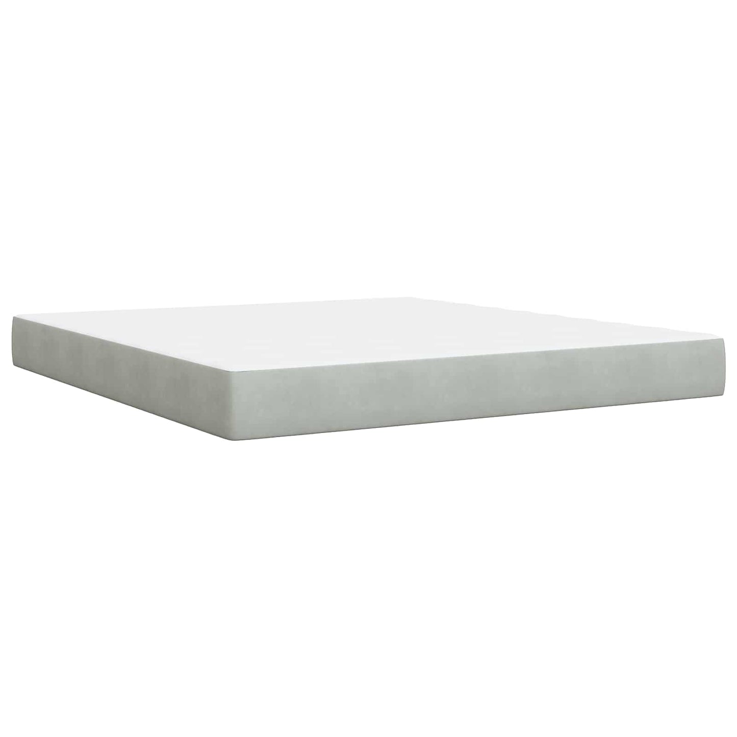 Letto con Contenitore Grigio Chiaro 180 x 200 cm Velluto