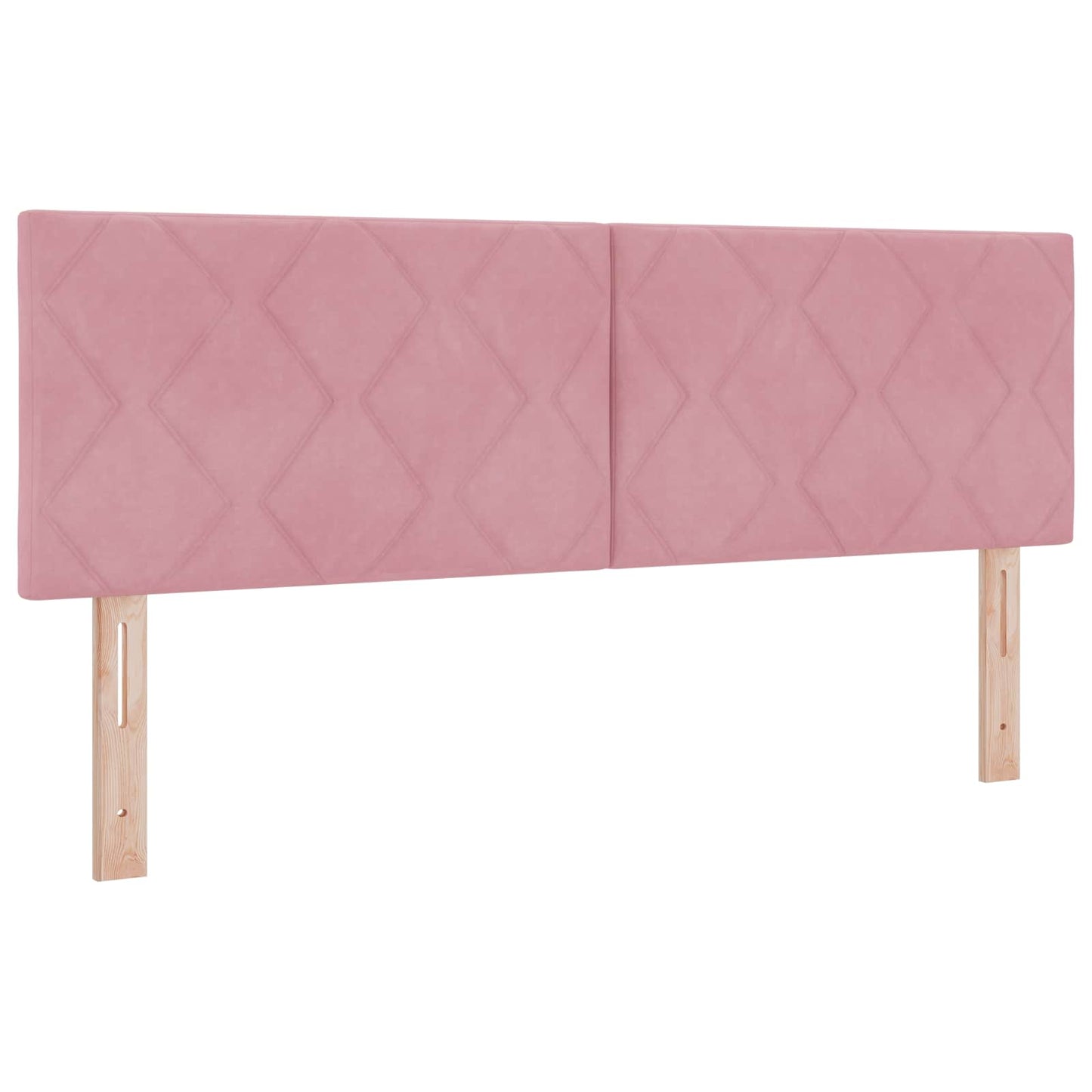 Letto con Contenitore con testiera Rosa 160 x 200 cm Velluto | homemem39