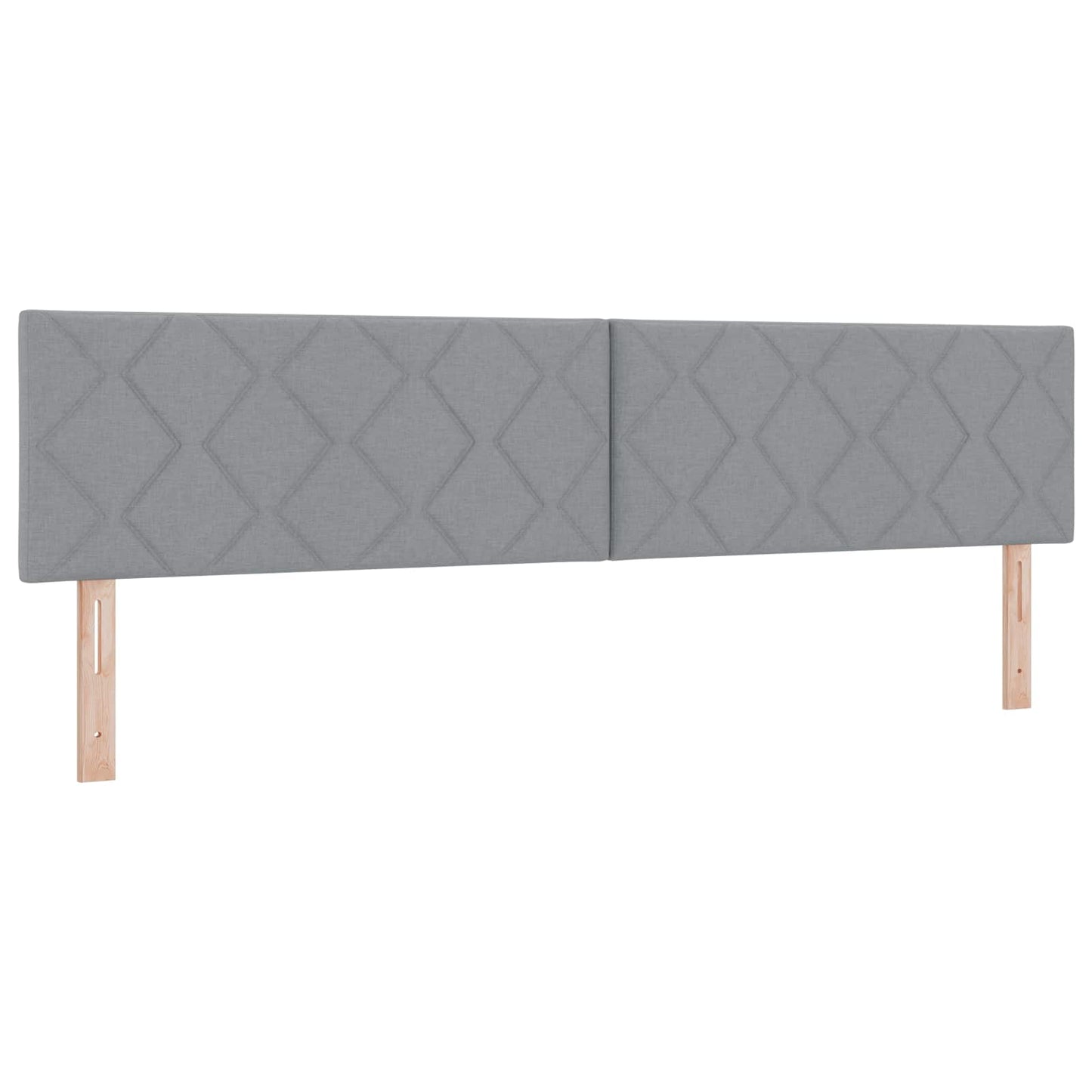 Letto con Contenitore 2 pz Grigio Chiaro Pelle Sintetica