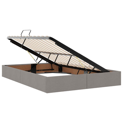 Letto con contenitore LED e materasso Tortora 160 x 200 cm | homemem39