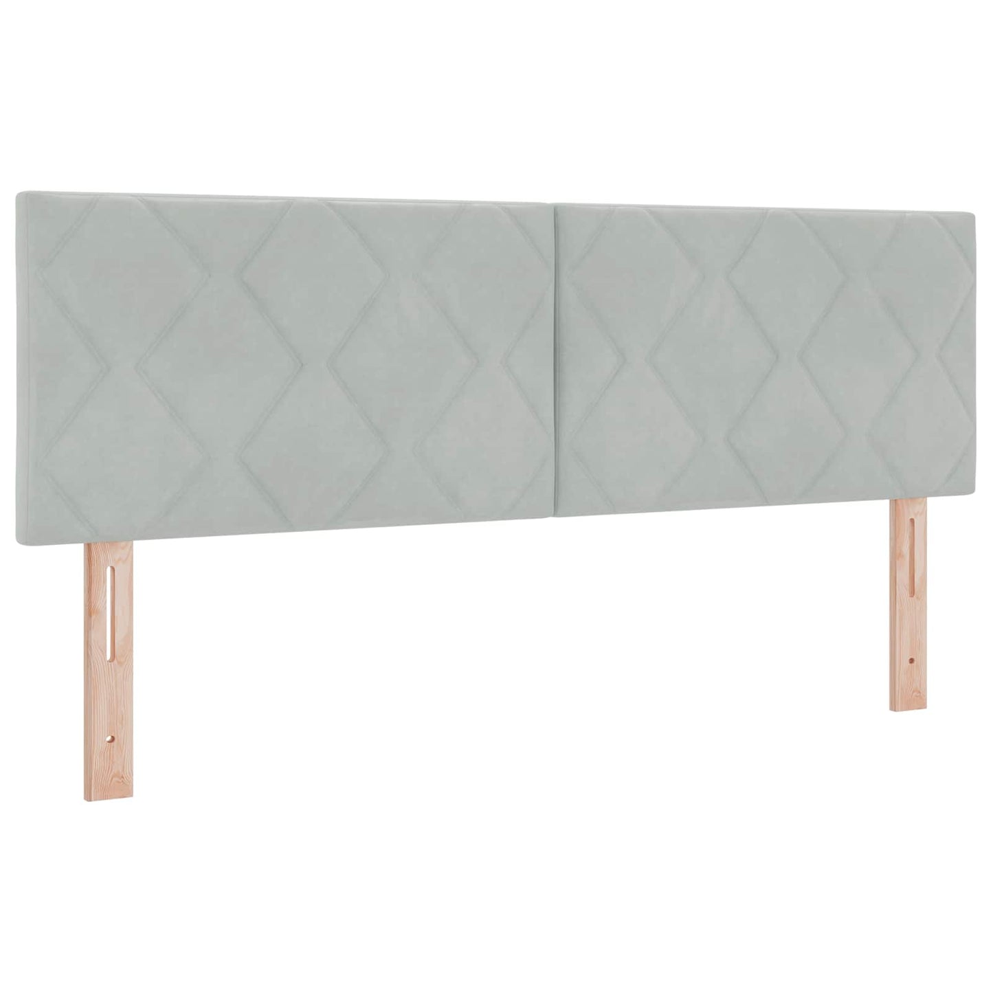Letto con contenitore LED e materasso Grigio Chiaro | homemem39