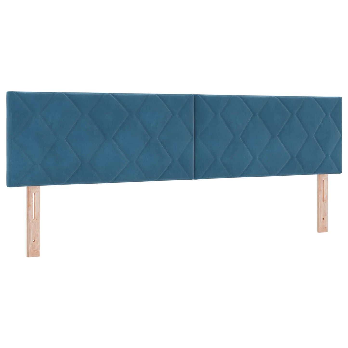 Letto con contenitore LED e materasso Blu Scuro 180 x 200 cm