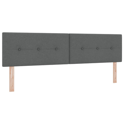 Letto con contenitore LED e materasso Grigio Scuro 180 x 200 cm | homemem39