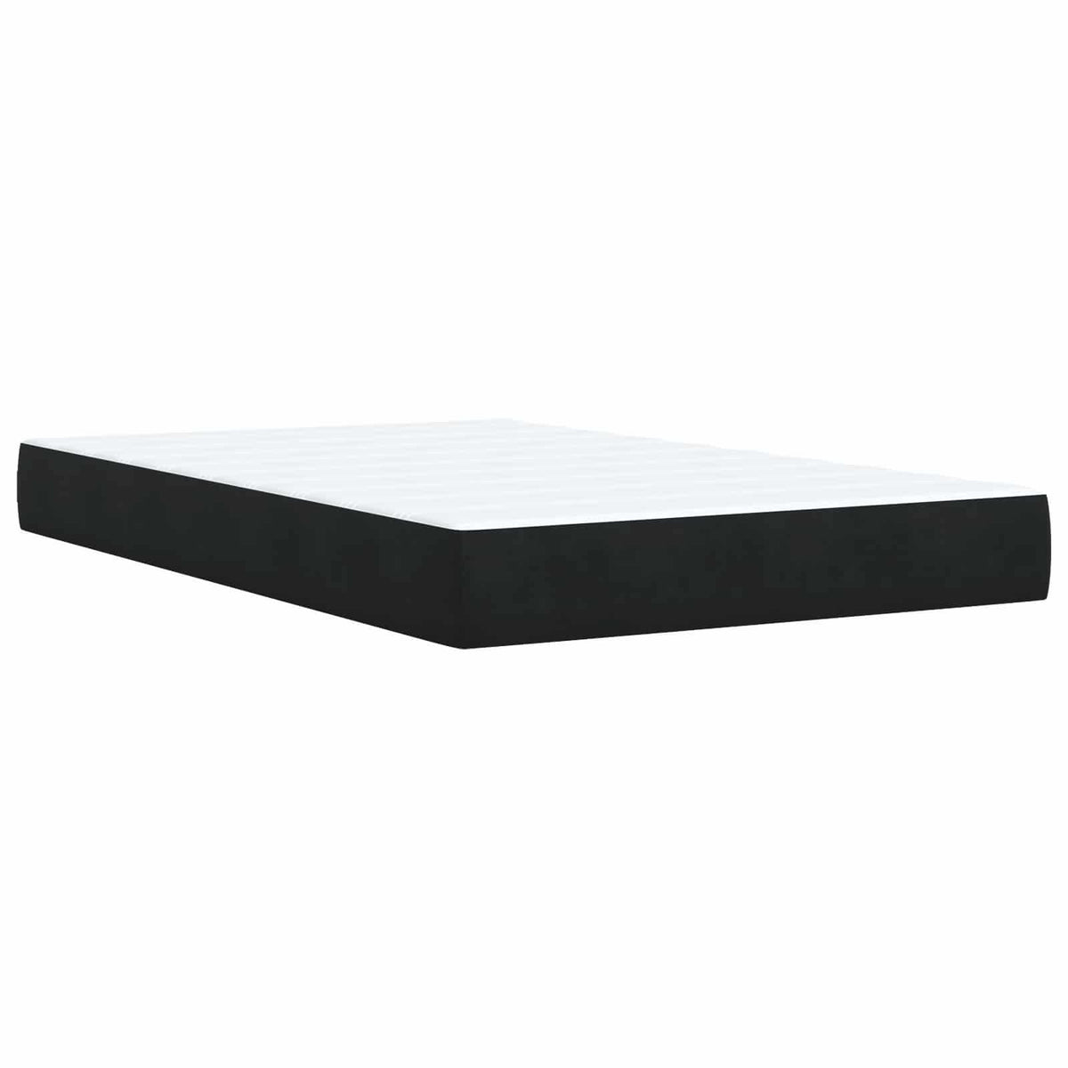 Letto con contenitore e materasso Nero 120 x 200 cm Velluto | homemem39