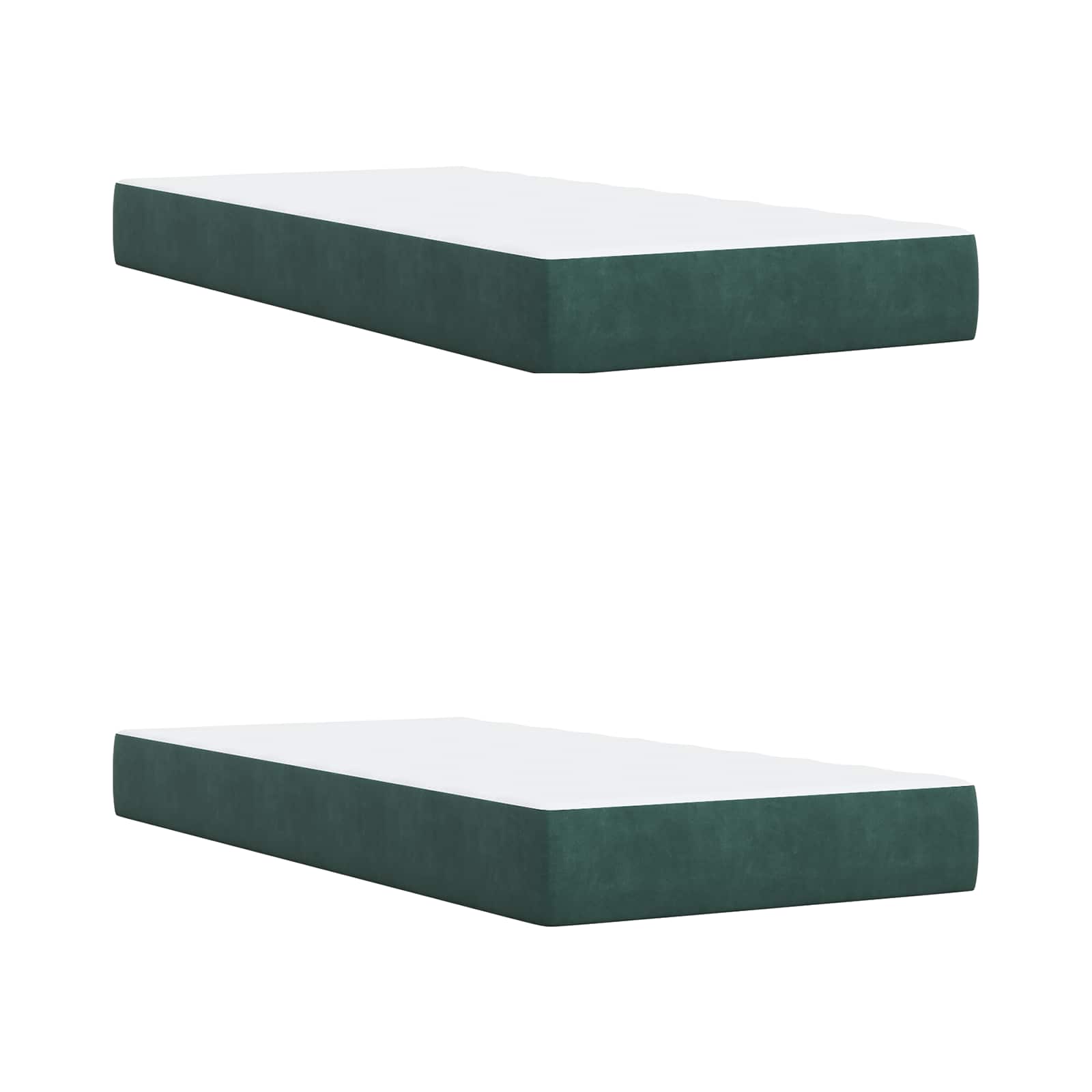 Letto con Contenitore Verde Scuro 200 x 200 cm Velluto | homemem39