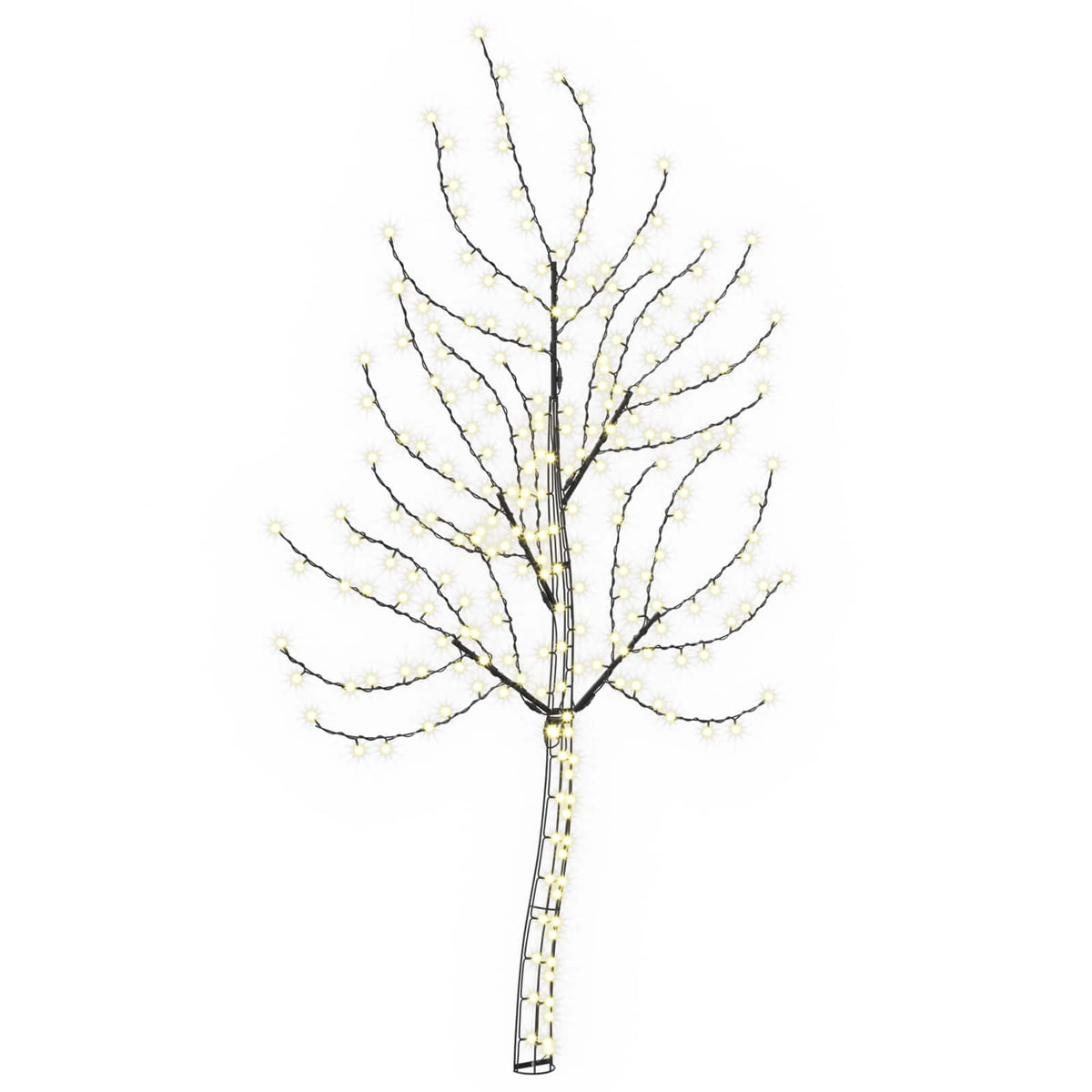 Albero di Natale da parete a LED 150 cm 140 LED Bianco caldo | homemem39
