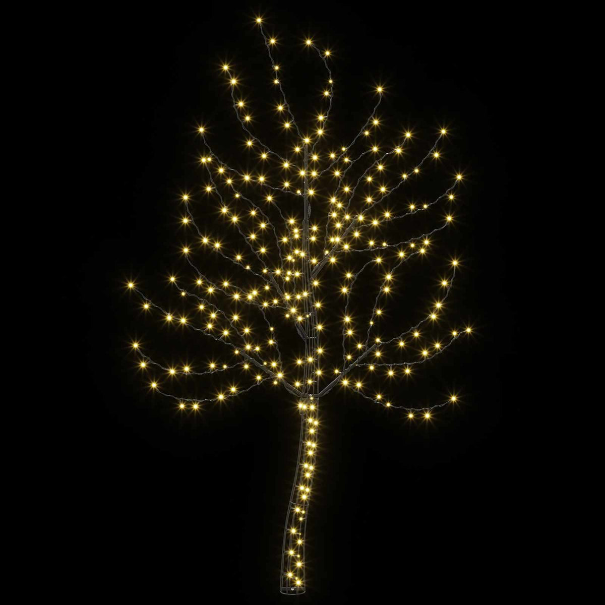Albero di Natale da parete a LED 150 cm 140 LED Bianco caldo | homemem39