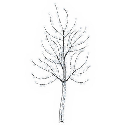Albero di Natale da parete a LED 150 cm 140 LED Bianco freddo