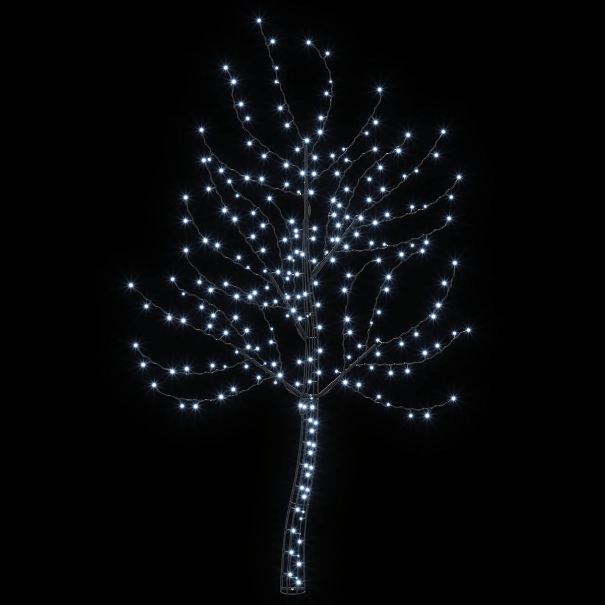 Albero di Natale da parete a LED 150 cm 140 LED Bianco freddo